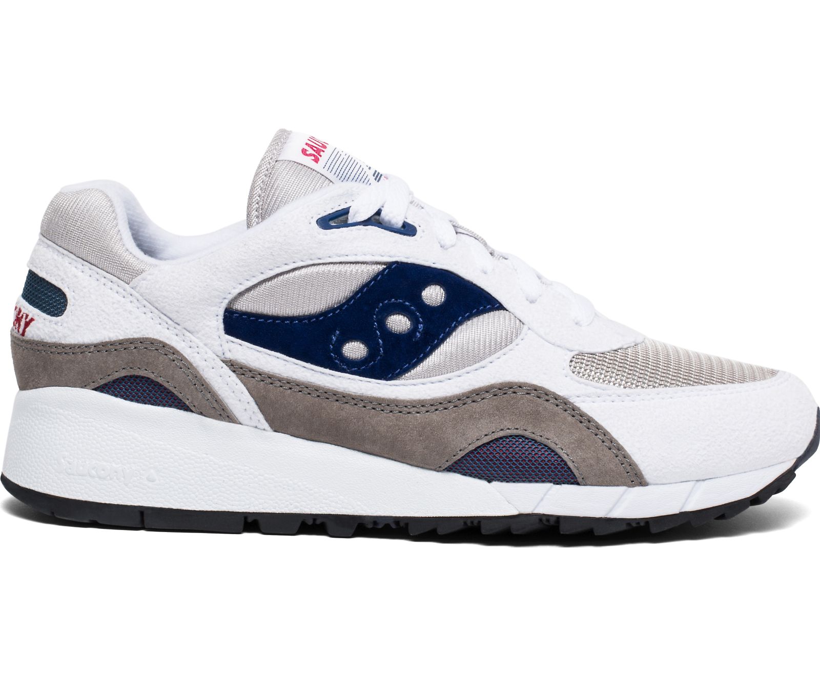 Saucony Shadow 6000 Men\'s Originals White / Grey / Navy | AU 430FDNM